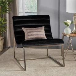 Coupon 🥰 Raoul Parisian Modern Sofa Chair - Christopher Knight Home Slate 💯