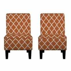 Cheapest 👍 Branson Chair Set - Handy Living Orange 🎁 -Living Room Chairs Sales unnamed file 9345