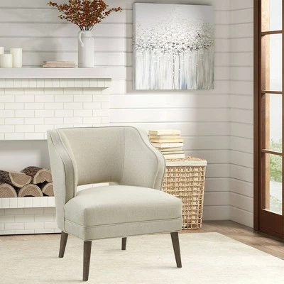Budget π₯ Madison Park Maren Open Back Accent Chair Cream β 2 Budget π₯ Madison Park Maren Open Back Accent Chair Cream β