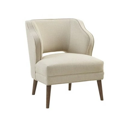 Budget π₯ Madison Park Maren Open Back Accent Chair Cream β 3 Budget π₯ Madison Park Maren Open Back Accent Chair Cream β - Image 2