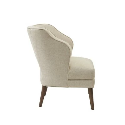 Budget π₯ Madison Park Maren Open Back Accent Chair Cream β 4 Budget π₯ Madison Park Maren Open Back Accent Chair Cream β - Image 3