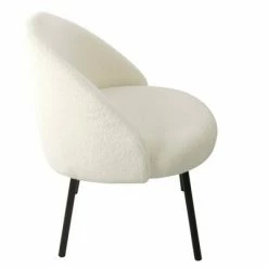 Best reviews of 🧨 Modern Sherpa Accent Chair - HomePop Cream ❤️ -Living Room Chairs Sales unnamed file 9356
