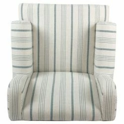 Top 10 🎁 Emerson Rolled Arm Accent Chair - Homepop Blue 😍 -Living Room Chairs Sales unnamed file 936