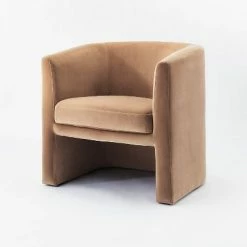 Wholesale 🧨 Threshold Designed W/Studio McGee Vernon Upholstered Barrel Accent Chair - Threshold™ designed with Studio McGee Light Brown Velvet 🛒 18 Wholesale 🧨 Threshold Designed W/Studio McGee Vernon Upholstered Barrel Accent Chair - Threshold™ designed with Studio McGee Light Brown Velvet 🛒 -Living Room Chairs Sales unnamed file 9382