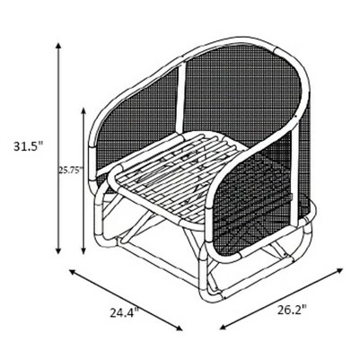 Deals 🥰 Threshold Designed W/Studio McGee Rialto Woven Barrel Back Chair with Cushion - Threshold™ designed with Studio McGee 🎁 7 Deals 🥰 Threshold Designed W/Studio McGee Rialto Woven Barrel Back Chair with Cushion - Threshold™ designed with Studio McGee 🎁 - Image 5