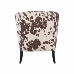 Outlet 👏 Simon Chair in Udder Madbess Brown/White - Linon 👏 -Living Room Chairs Sales unnamed file 9410