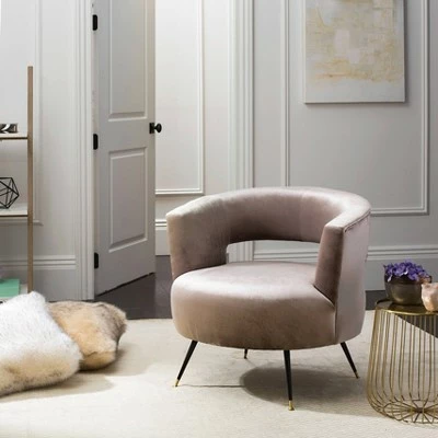 Coupon โค๏ธ Manet Mid-Century Barrel Chair - Hazelwood Velvet - Safavieh ๐ 3 Coupon โค๏ธ Manet Mid-Century Barrel Chair - Hazelwood Velvet - Safavieh ๐