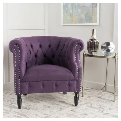 Coupon 🎉 Akira Club Chair - Christopher Knight Home Purple ⌛ 3 Coupon 🎉 Akira Club Chair - Christopher Knight Home Purple ⌛