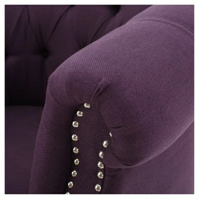 Coupon 🎉 Akira Club Chair - Christopher Knight Home Purple ⌛ 4 Coupon 🎉 Akira Club Chair - Christopher Knight Home Purple ⌛ - Image 2