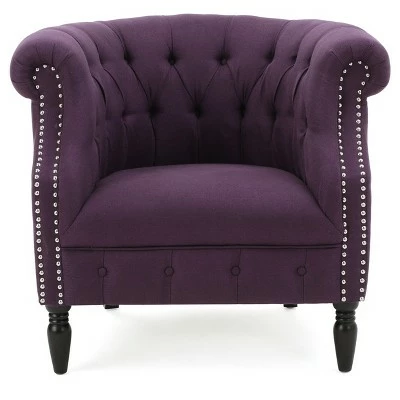 Coupon 🎉 Akira Club Chair - Christopher Knight Home Purple ⌛ 6 Coupon 🎉 Akira Club Chair - Christopher Knight Home Purple ⌛ - Image 4
