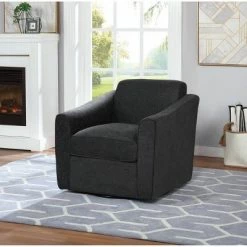 Deals 🥰 Cassie Swivel Arm Chair - OSP Home Furnishings Navy ✨ -Living Room Chairs Sales unnamed file 948