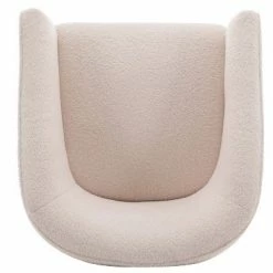 New 😉 Faux Shearling Barrel Accent Chair Cream Faux Shearling - WOVENBYRD 👏 -Living Room Chairs Sales unnamed file 9496