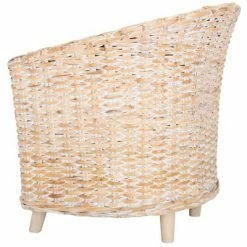 Best Sale ✔️ Omni Rattan Barrel Chair - Safavieh 💯 -Living Room Chairs Sales unnamed file 9512