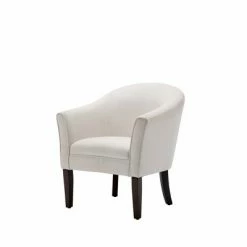 Wholesale 💯 Classic Barrel Fabric Accent Chair - WOVENBYRD Dark Blue 🛒 -Living Room Chairs Sales unnamed file 9522