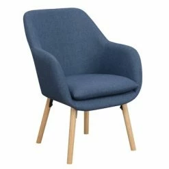 Flash Sale ✨ Take a Seat Charlotte Accent Chair Linen - Breighton Home Blue 🔥 -Living Room Chairs Sales unnamed file 9545