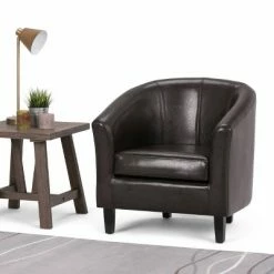 Best deal 🎁 30" Parker Tub Chair - Wyndenhall Black 🌟