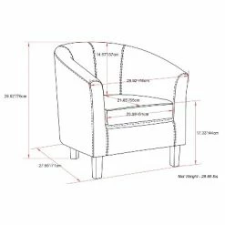 Best deal 🎁 30" Parker Tub Chair - Wyndenhall Black 🌟 -Living Room Chairs Sales unnamed file 9555