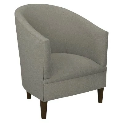 Outlet 🔔 Custom Upholstered Tub Chair - Skyline Furniture Linen Talc 🎁 4 Outlet 🔔 Custom Upholstered Tub Chair - Skyline Furniture Linen Talc 🎁 - Image 2