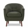 Top 10 🥰 Homelegance 31 Inch Lucille Collection Classic Polyester Fabric Single Living Room Accent Barrel Chair, Gray ❤️ -Living Room Chairs Sales unnamed file 9631