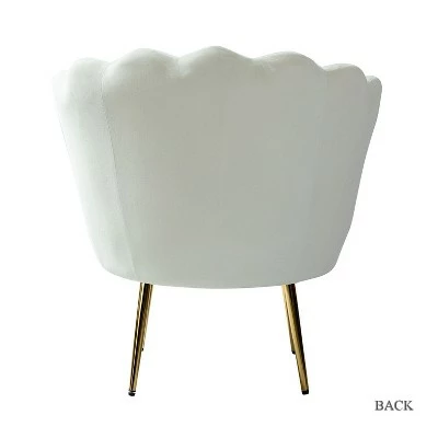 Outlet ❤️ Yves Barrel Chair with Golden Metal Legs | Karat Home ✔️ 9 Outlet ❤️ Yves Barrel Chair with Golden Metal Legs | Karat Home ✔️ - Image 7