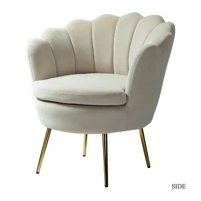 Outlet ❤️ Yves Barrel Chair with Golden Metal Legs | Karat Home ✔️ 18 Outlet ❤️ Yves Barrel Chair with Golden Metal Legs | Karat Home ✔️ - Image 16