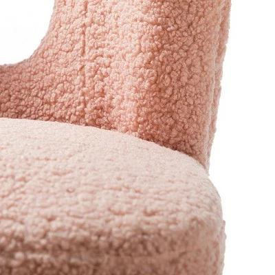 Promo 🔥 Inès Upholstery Fluffy Fabric Barrel Chair | Karat Home 🔥 5 Promo 🔥 Inès Upholstery Fluffy Fabric Barrel Chair | Karat Home 🔥 - Image 3