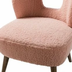 Promo 🔥 Inès Upholstery Fluffy Fabric Barrel Chair | Karat Home 🔥 24 Promo 🔥 Inès Upholstery Fluffy Fabric Barrel Chair | Karat Home 🔥 -Living Room Chairs Sales unnamed file 9679