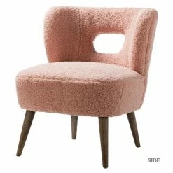 Promo 🔥 Inès Upholstery Fluffy Fabric Barrel Chair | Karat Home 🔥 27 Promo 🔥 Inès Upholstery Fluffy Fabric Barrel Chair | Karat Home 🔥 -Living Room Chairs Sales unnamed file 9682