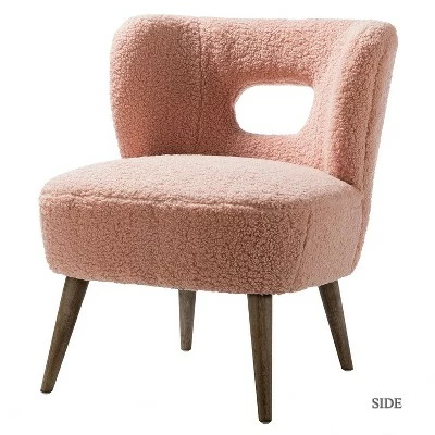 Promo 🔥 Inès Upholstery Fluffy Fabric Barrel Chair | Karat Home 🔥 11 Promo 🔥 Inès Upholstery Fluffy Fabric Barrel Chair | Karat Home 🔥 - Image 9