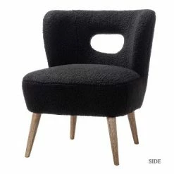 Promo 🔥 Inès Upholstery Fluffy Fabric Barrel Chair | Karat Home 🔥 30 Promo 🔥 Inès Upholstery Fluffy Fabric Barrel Chair | Karat Home 🔥 -Living Room Chairs Sales unnamed file 9685