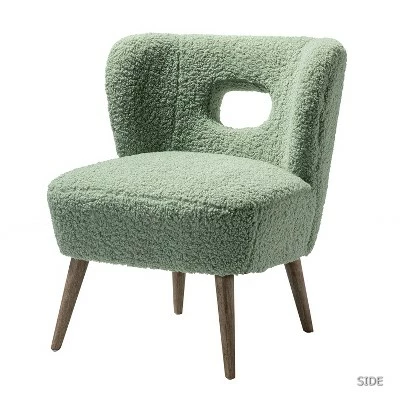 Promo 🔥 Inès Upholstery Fluffy Fabric Barrel Chair | Karat Home 🔥 17 Promo 🔥 Inès Upholstery Fluffy Fabric Barrel Chair | Karat Home 🔥 - Image 15