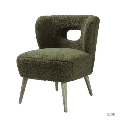 Promo 🔥 Inès Upholstery Fluffy Fabric Barrel Chair | Karat Home 🔥 19 Promo 🔥 Inès Upholstery Fluffy Fabric Barrel Chair | Karat Home 🔥 - Image 17