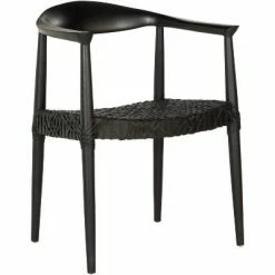 Hot Sale ๐งจ Bandelier Arm Chair - Black - Safavieh โ