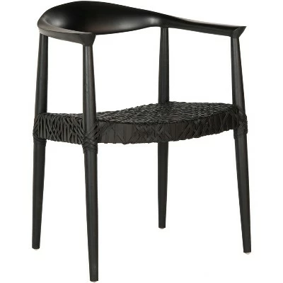 Hot Sale ๐งจ Bandelier Arm Chair - Black - Safavieh โ 3 Hot Sale ๐งจ Bandelier Arm Chair - Black - Safavieh โ