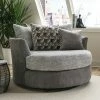 Top 10 🧨 Saddlebrook T-Cushion Swivel Chair Light Gray/Gray/Brown - HOMES: Inside + Out ✔️ -Living Room Chairs Sales unnamed file 9751