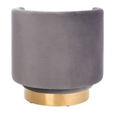 Cheapest ⌛ Brynlee Swivel Accent Chair - Safavieh Slate Gray/gold ❤️ 6 Cheapest ⌛ Brynlee Swivel Accent Chair - Safavieh Slate Gray/gold ❤️ - Image 4