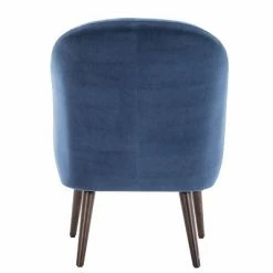 Hot Sale 🥰 Modern Barrel Accent Chair - WOVENBYRD Gray Velvet ⌛ -Living Room Chairs Sales unnamed file 9765