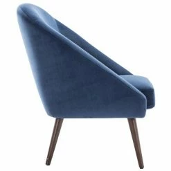 Hot Sale 🥰 Modern Barrel Accent Chair - WOVENBYRD Gray Velvet ⌛ -Living Room Chairs Sales unnamed file 9767