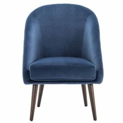 Hot Sale 🥰 Modern Barrel Accent Chair - WOVENBYRD Gray Velvet ⌛ -Living Room Chairs Sales unnamed file 9770