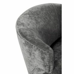 Discount 🔔 Swansea Wingback Barrel Chair Gray Crushed Velvet - Finch 🌟 -Living Room Chairs Sales unnamed file 9777