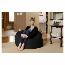 Best Pirce 🎁 3' Kids' Bean Bag Chair with Memory Foam Filling and Washable Cover - Relax Sacks Orange 👏 -Living Room Chairs Sales unnamed file 9807