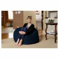 Best Pirce 🎁 3' Kids' Bean Bag Chair with Memory Foam Filling and Washable Cover - Relax Sacks Orange 👏 -Living Room Chairs Sales unnamed file 9810