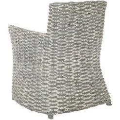 Discount 🔥 Cabana Rattan Arm Chair - Grey White Wash - Safavieh ⭐ -Living Room Chairs Sales unnamed file 983