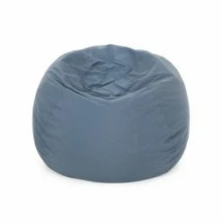 Best Sale 🔥 4.5" Rothrock Bean Bag - Christopher Knight Home Charcoal 🌟 -Living Room Chairs Sales unnamed file 9845