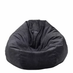 Top 10 ⌛ Large Bean Bag Chair - Gold Medal Bean Bags Tuskar Charcoal ⭐ -Living Room Chairs Sales unnamed file 9974